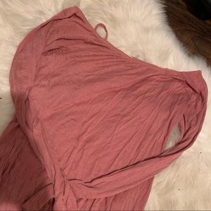 Pretty pink long sleeve shirt